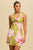 Vestido verde floral