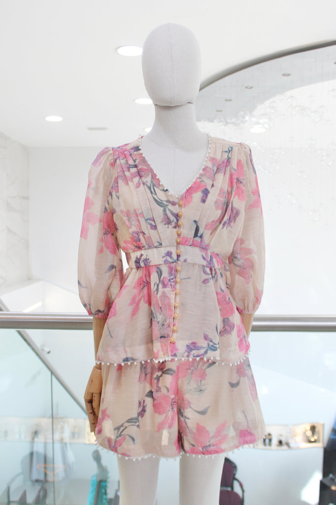 Conjunto floral 70/50%