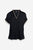 Blusa fluida negra con bordado