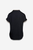 Blusa fluida negra con bordado