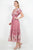 Vestido rosa floral