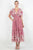 Vestido rosa floral