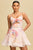 Vestido floral corto