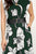 Palazzo floral verde y blanco