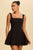 Vestido corto negro