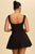 Vestido corto negro