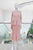 Conjunto plisado rosa claro