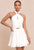 Vestido halter blanco