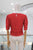 Blusa guipur roja