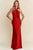 Vestido largo rojo