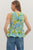 Blusa peplum floral
