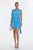 Vestido corto licra azul