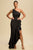 Vestido asimétrico negro