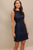 Vestido denim corto