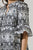 Vestido print blanco y negro 50/30%