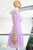 Vestido guipur lila