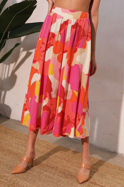 Pantalón culotte rosa