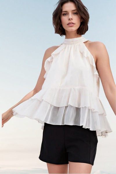 Blusa beige gasa
