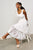 Vestido midi blanco