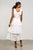 Vestido midi blanco