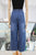 Pantalón wide leg denim oscuro