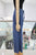 Pantalón wide leg denim oscuro