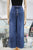 Pantalón wide leg denim oscuro