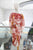 Conjunto floral abstracto
