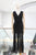 Conjunto negro chaleco y falda
