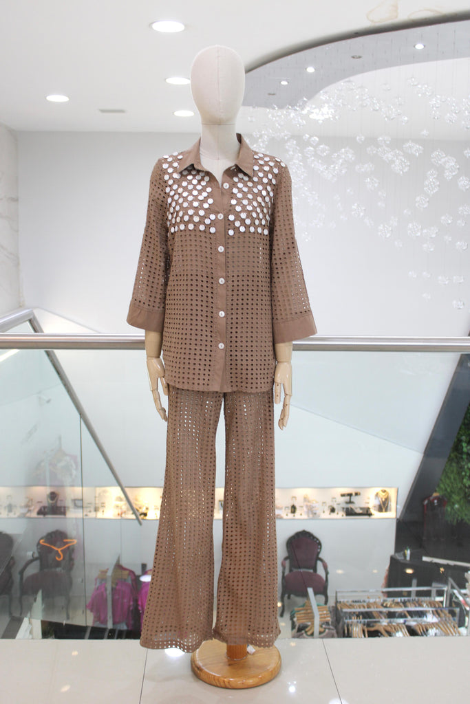 Conjunto beige 30/15%