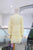 Vestido corto amarillo claro
