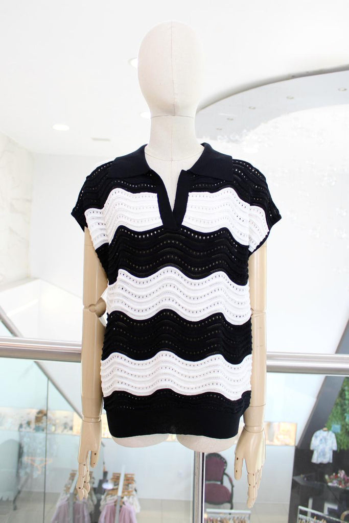 Blusa tejido punto B&W
