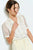 Blusa satinada perla