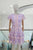 Vestido guipur lila