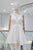 Vestido corto blanco