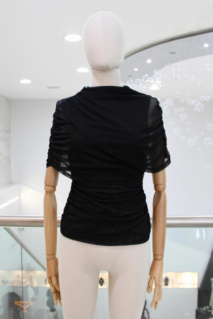 Blusa negra mesh