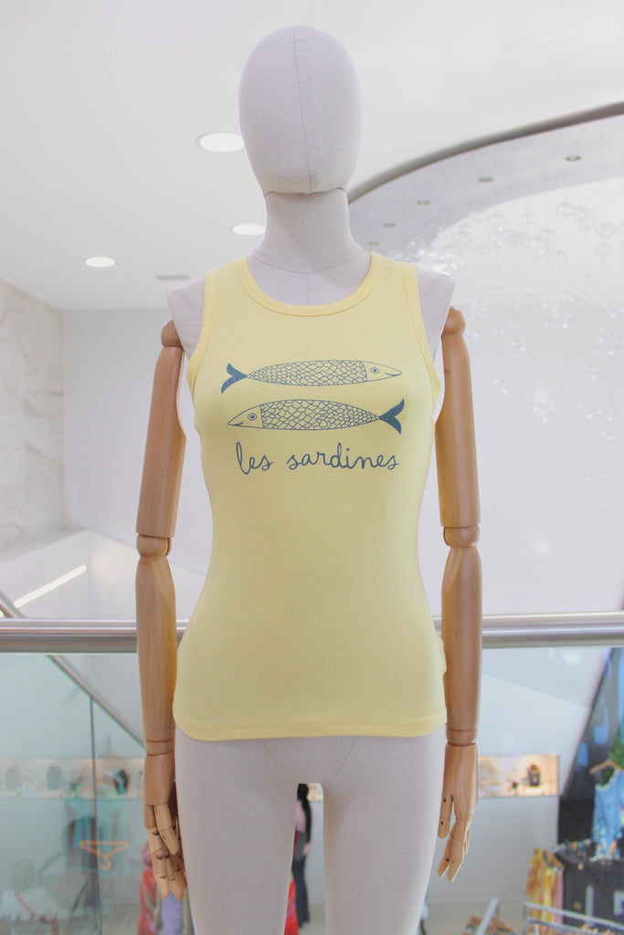 Tank top sardinas amarilla