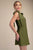 Vestido verde olivo