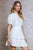 Vestido plisado blanco