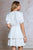 Vestido plisado blanco