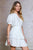 Vestido plisado blanco