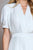 Vestido plisado blanco