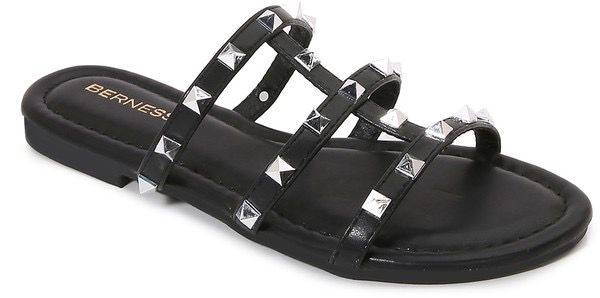 Sandalias negras studs 30/15%
