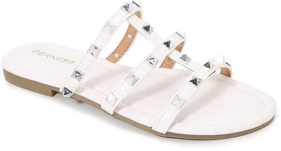 Sandalias blancas studs 30/15%