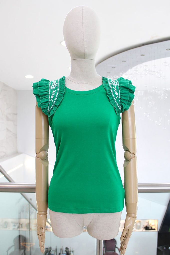 Blusa verde escarola