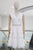 Vestido blanco con guipur