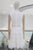 Vestido blanco con guipur