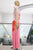Vestido rosa halter