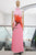 Vestido rosa halter
