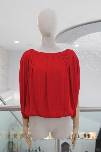 Blusa globo roja